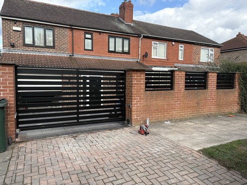 Driveway gates fencing - driveway, |
