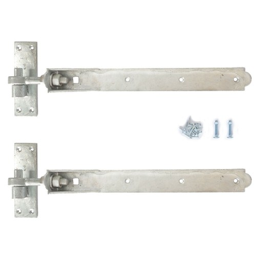 Adjustable gate hinges - adjustable, pair