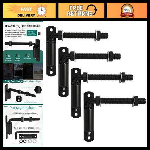Heavy duty j - j, gate
