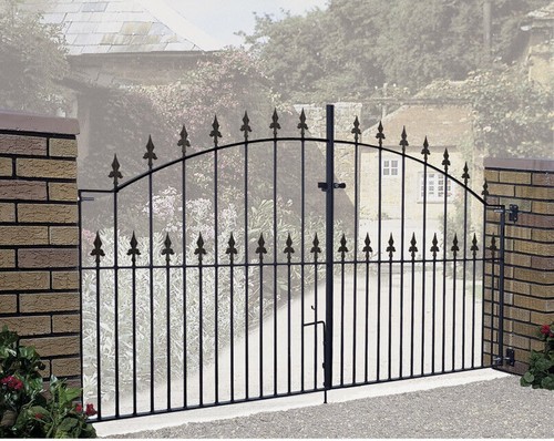 Powder coated driveway - coated,