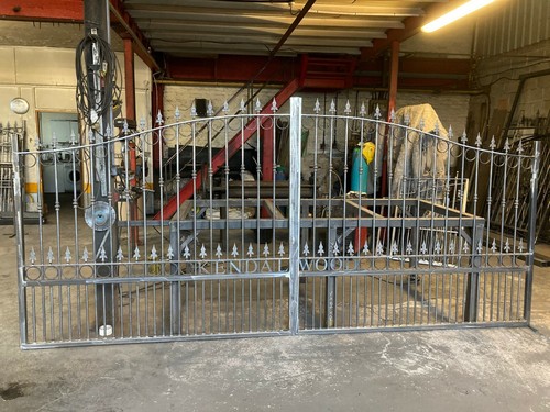 Custom made driveway gates