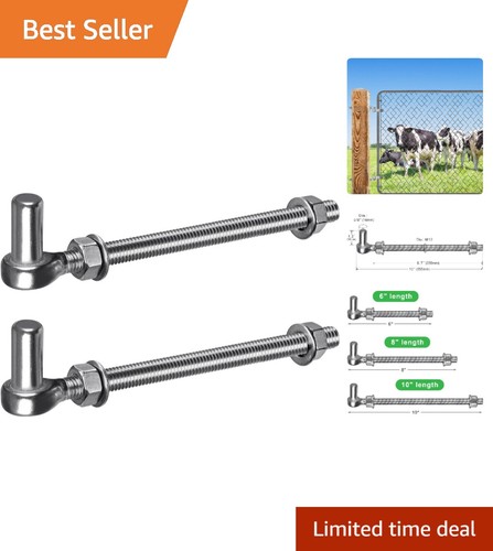 Reliable bolt gate hinges - j-bolt,