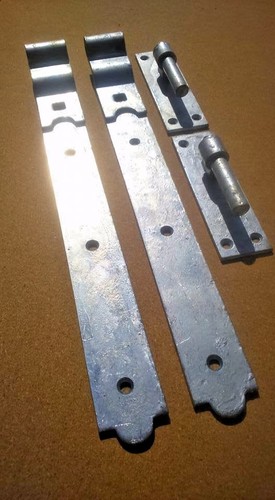 Gate hinges cranked hook - , and