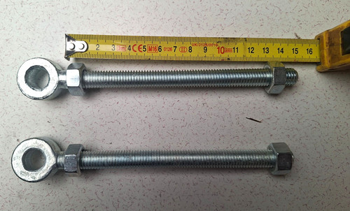 Pair adjustable gate hinge eye - pair,