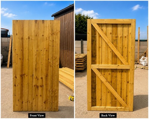 Heavy duty wooden - garden, gate